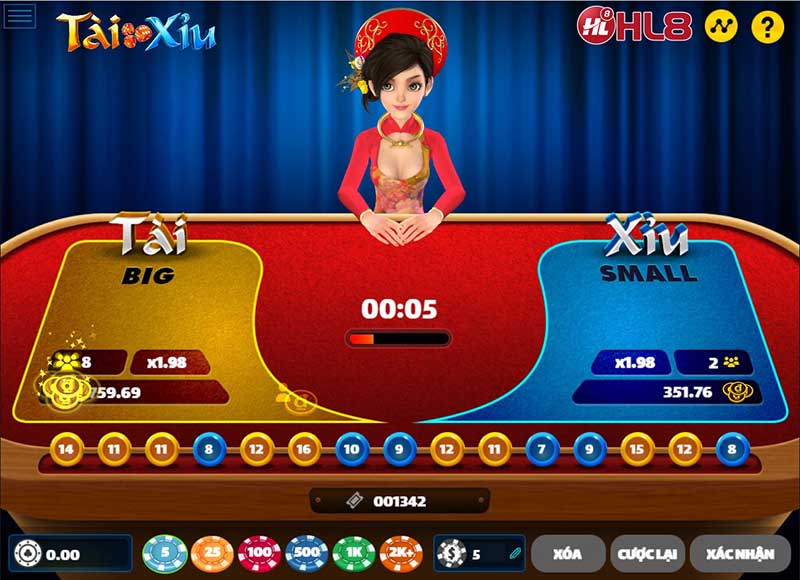 giao diện game ở HL8