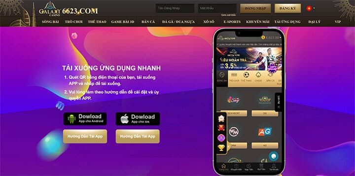 App Galaxy Casino